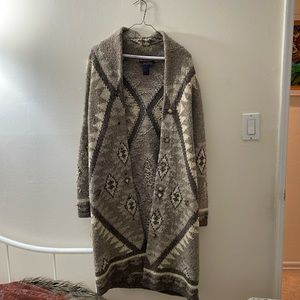 Ralph Lauren, tan cardigan, brown, size medium